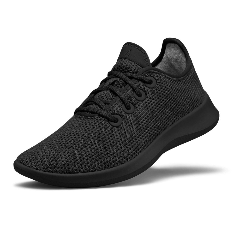 Allbirds Men's Sneakers Black - Tree Runners - 68750LNKP